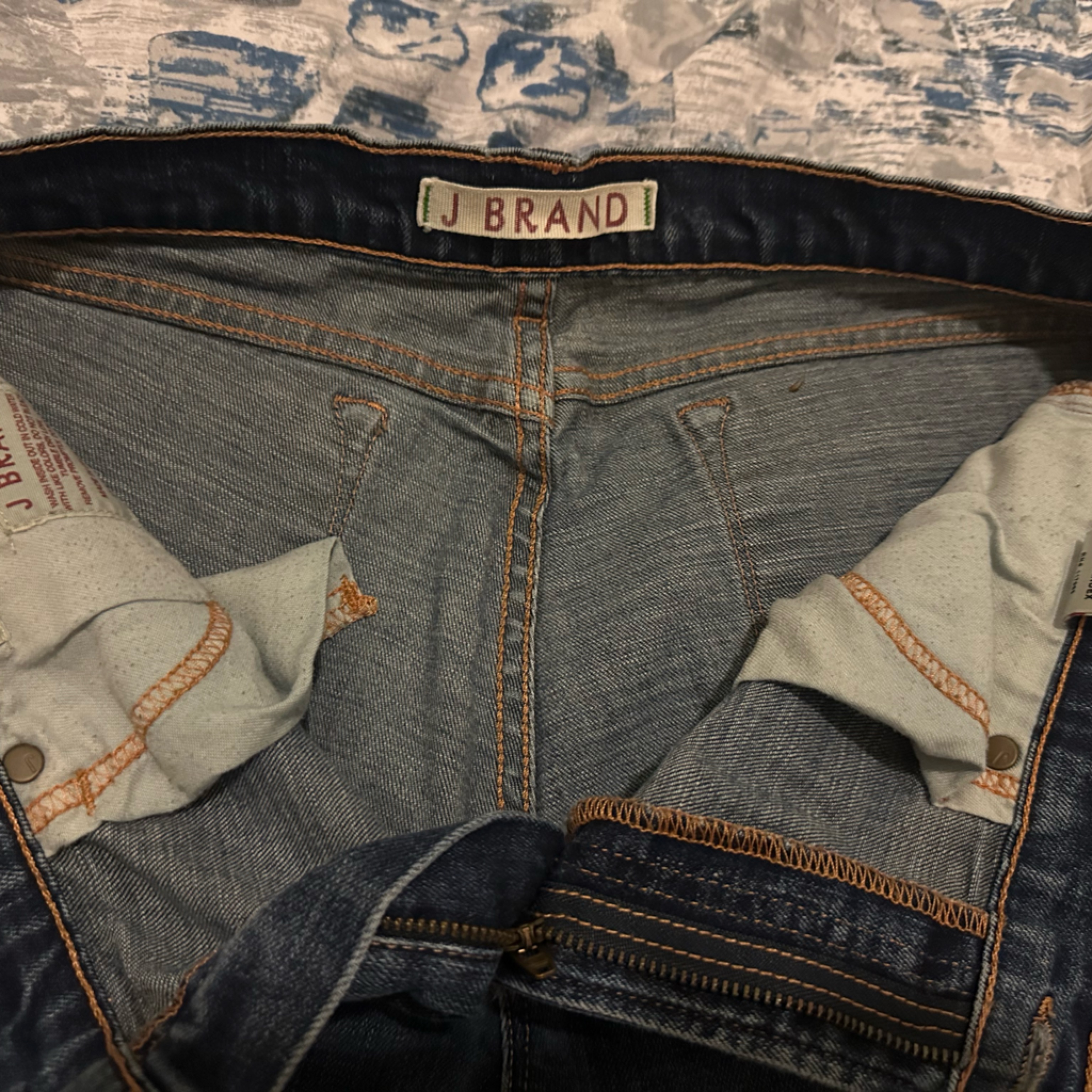 J Brand Indigo Denim Trousers J Brand Indigo Denim Trousers
